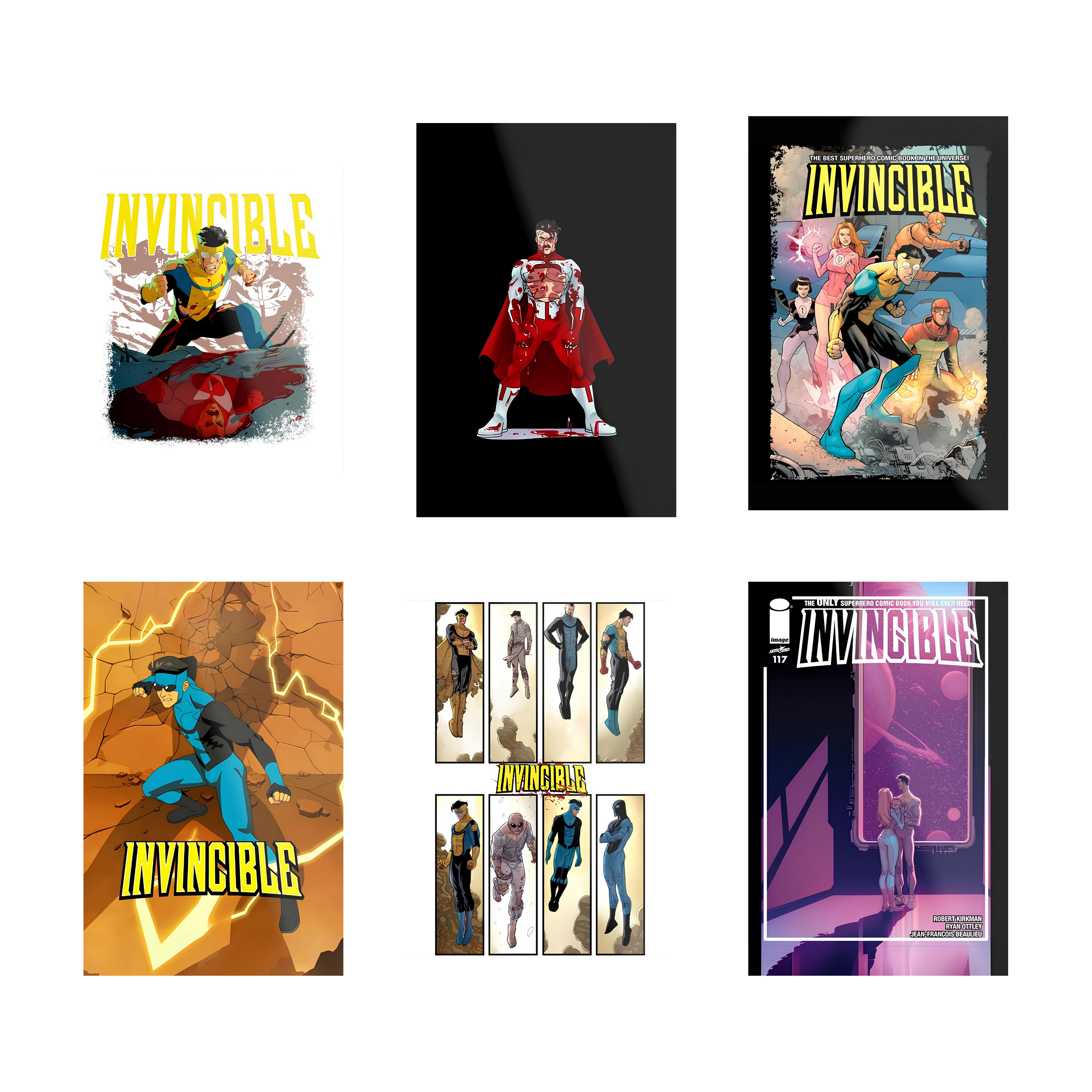 INVINCIBLE PACK OF 6 POSTERS SET 5