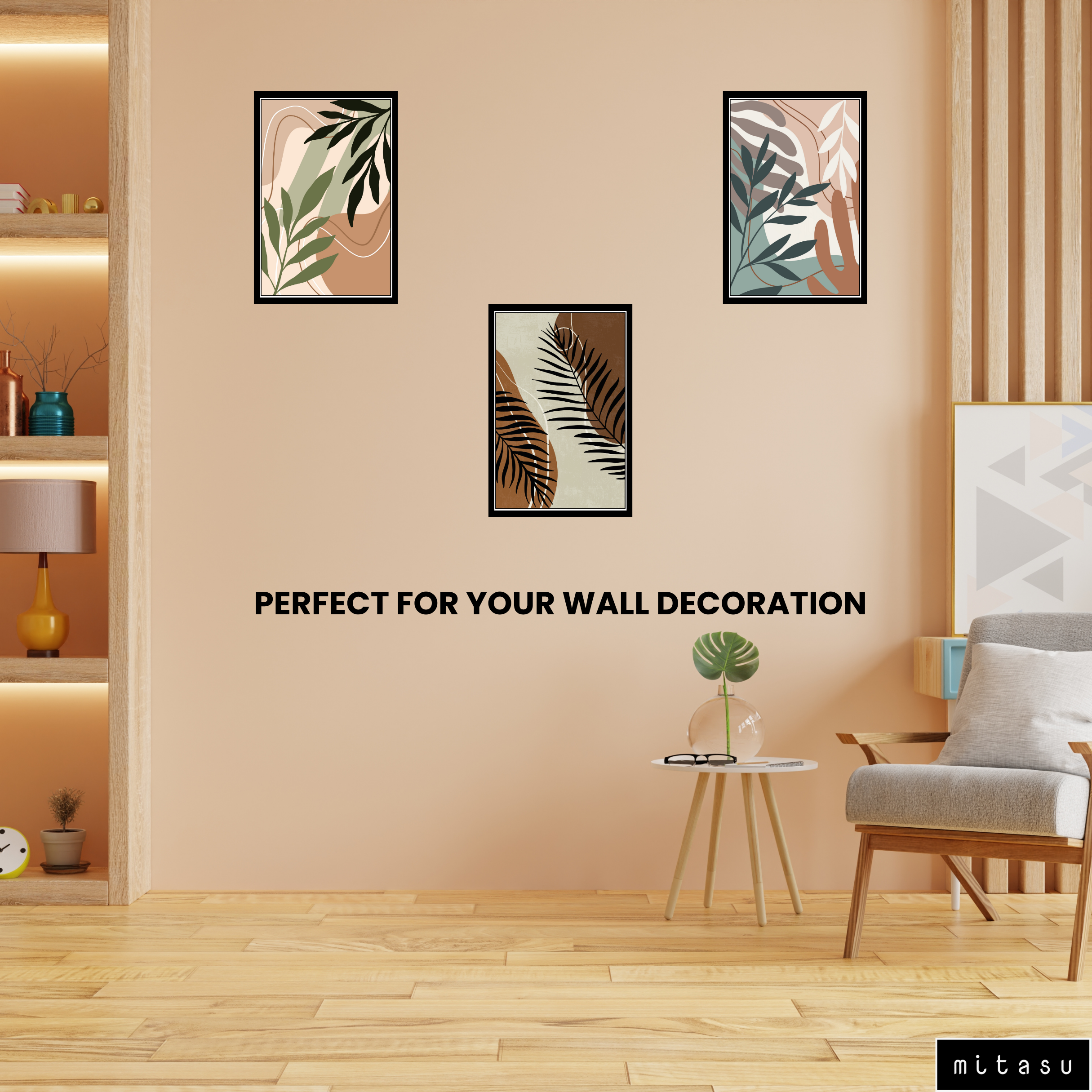 BOHO SET OF 3 FRAMES| PACK 7 | EACH FRAME "12X18" INCH