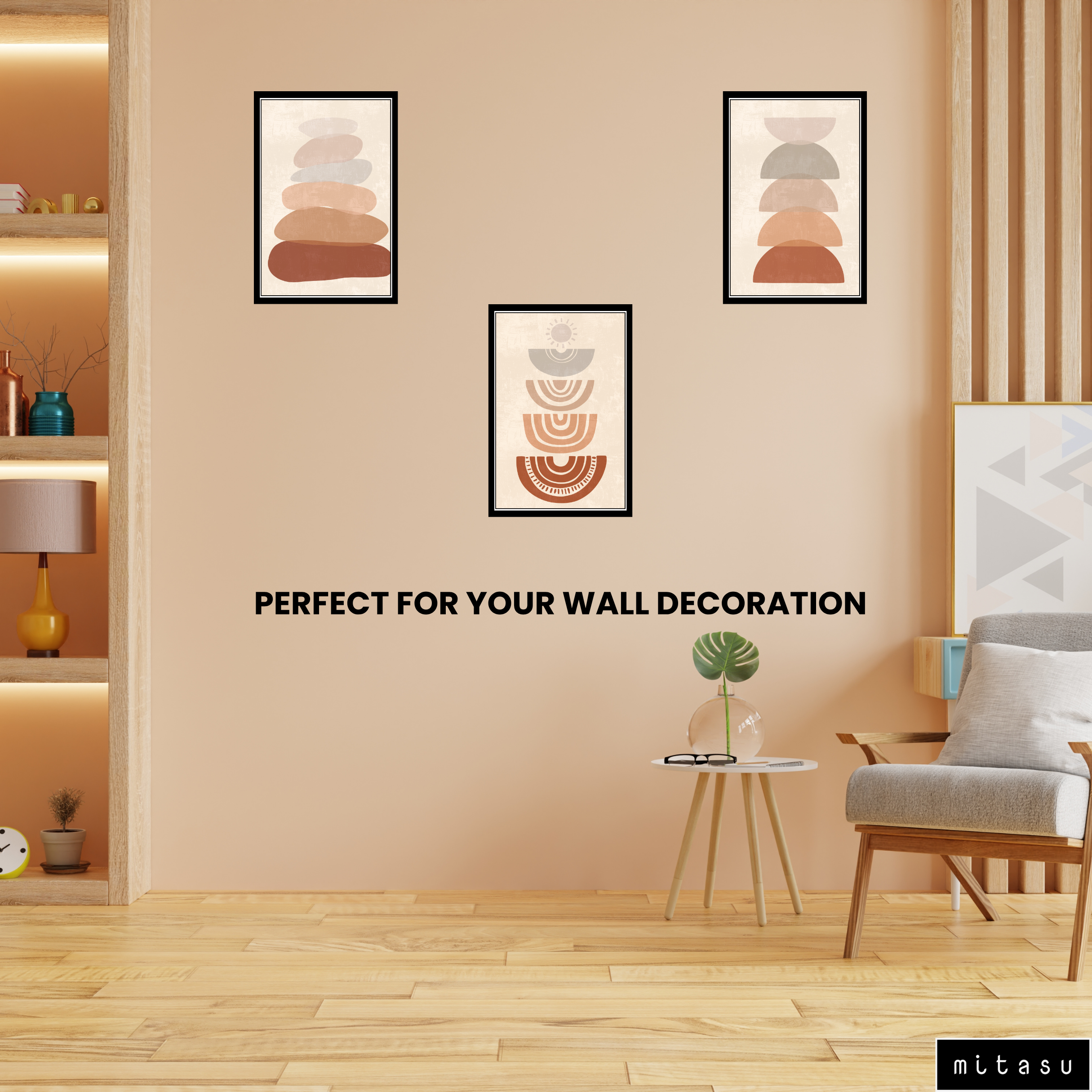 BOHO SET OF 3 FRAMES| PACK 4 | EACH FRAME "12X18" INCH