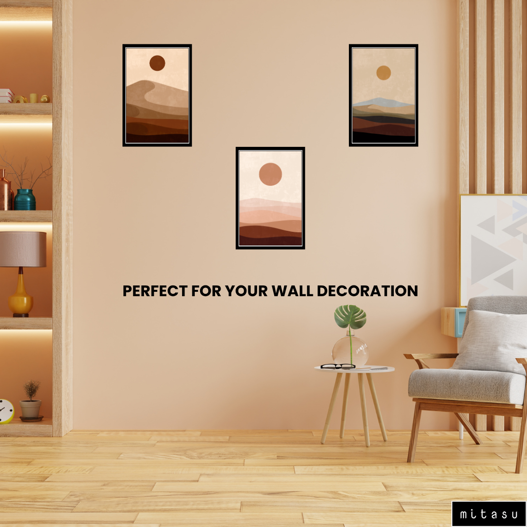 BOHO SET OF 3 FRAMES| PACK 13 | EACH FRAME "12X18" INCH