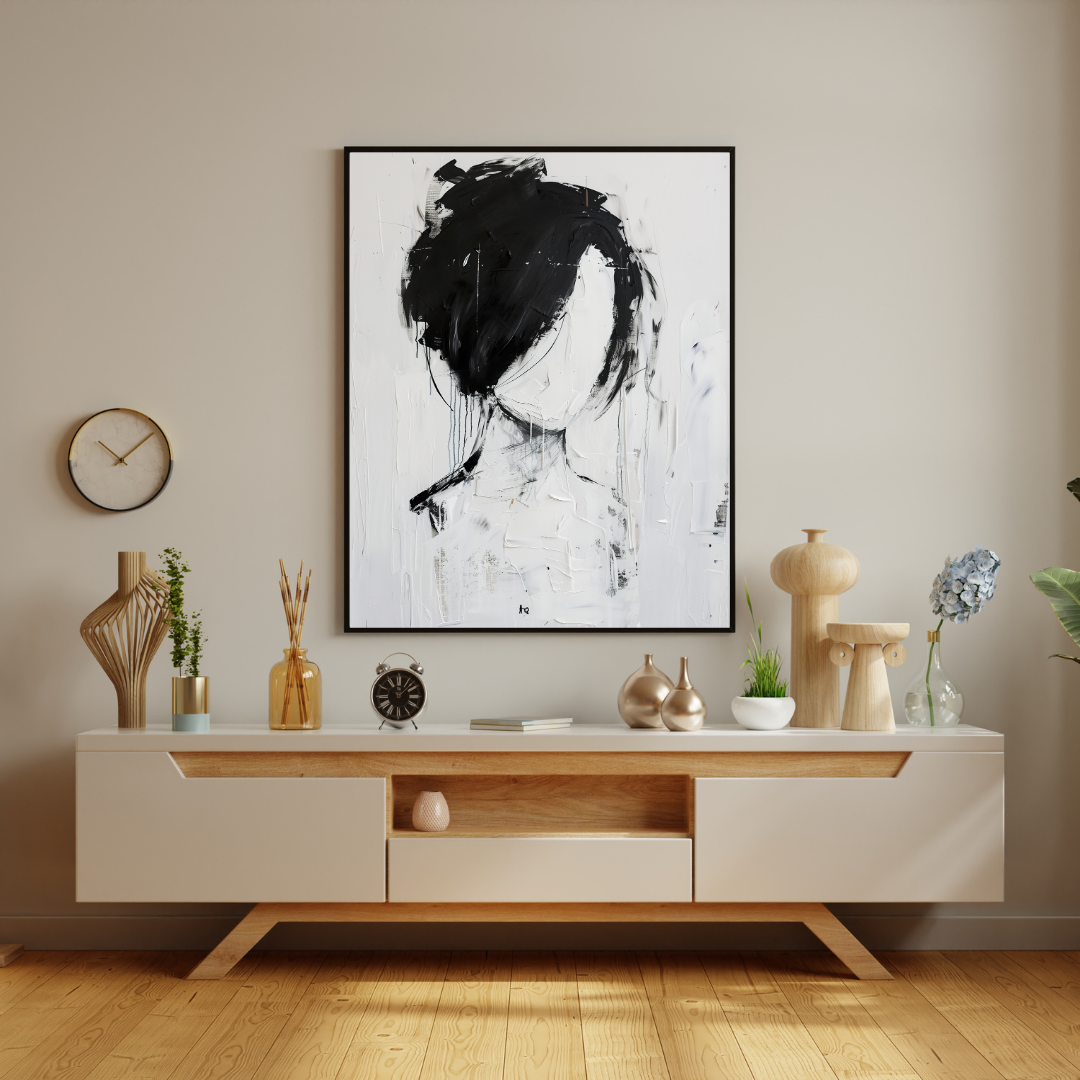 Mitasu Minimal Elegance: Abstract Silhouette