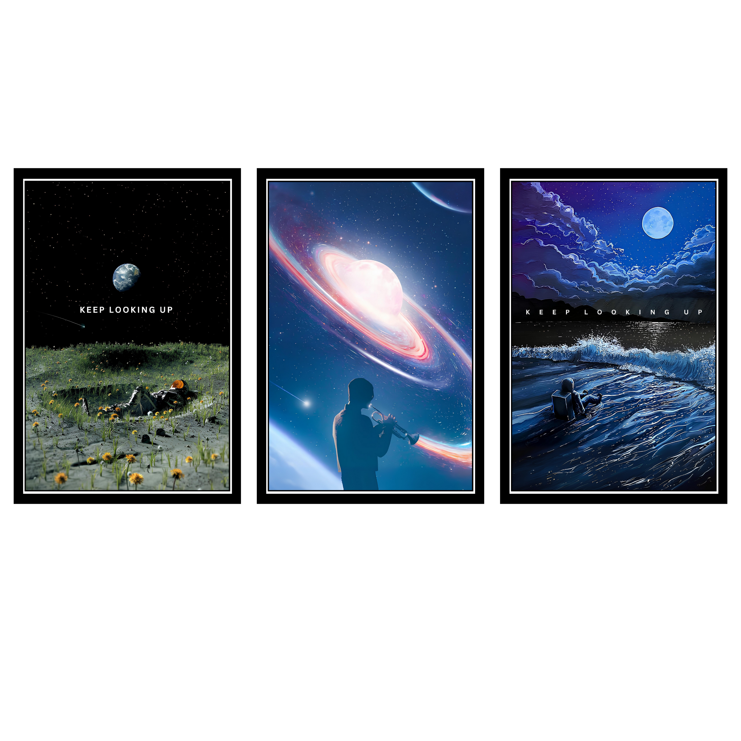 ARTISTIC DESIGNS SET OF 3 FRAMES| PACK 8