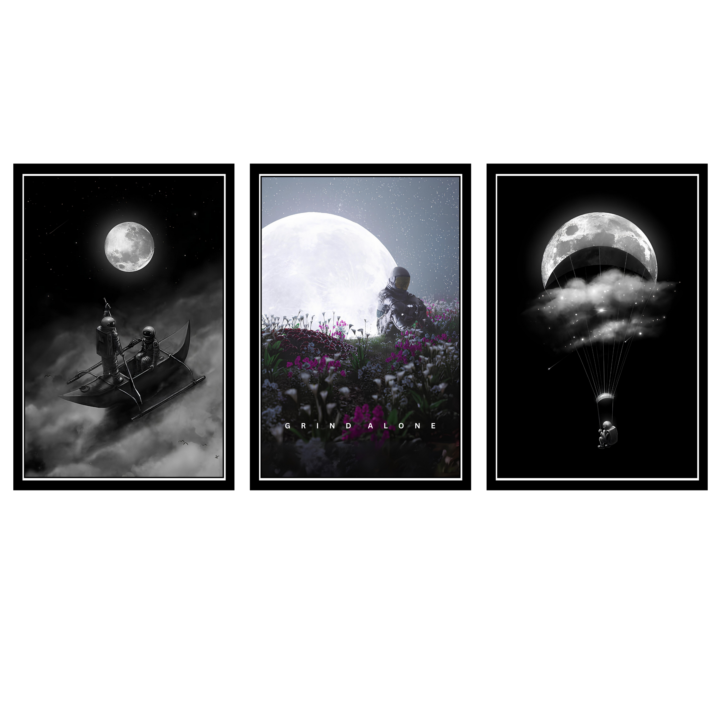 ARTISTIC DESIGNS SET OF 3 FRAMES| PACK 5
