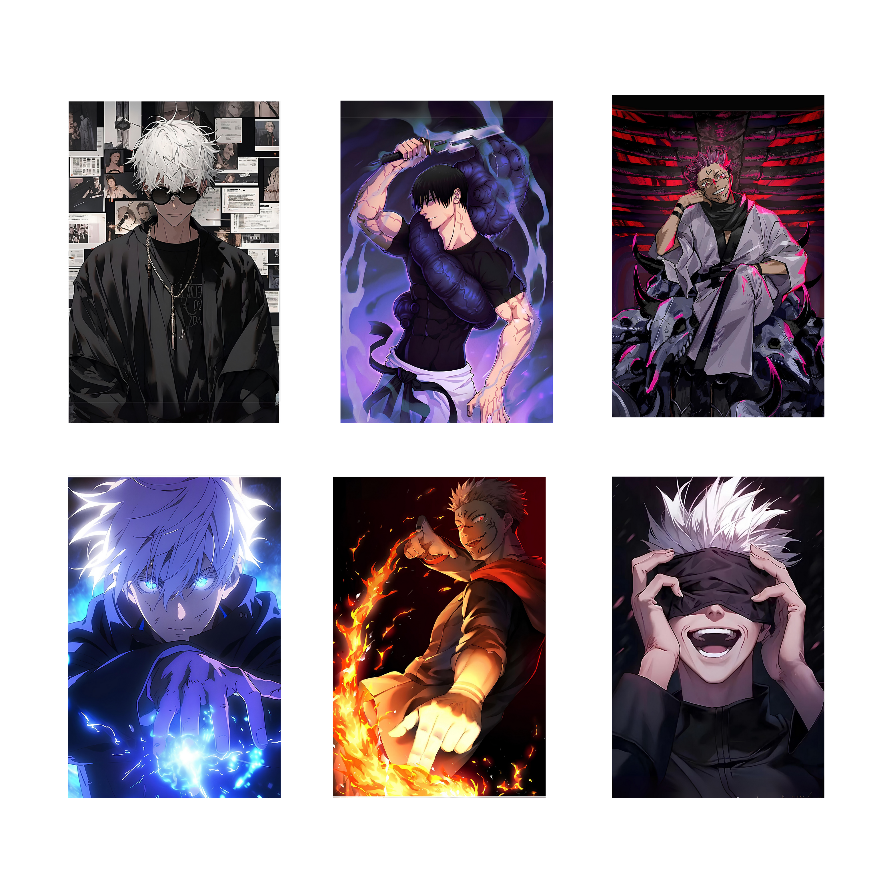 JUJUTSU KAISEN  PACK OF 6 POSTERS SET 1