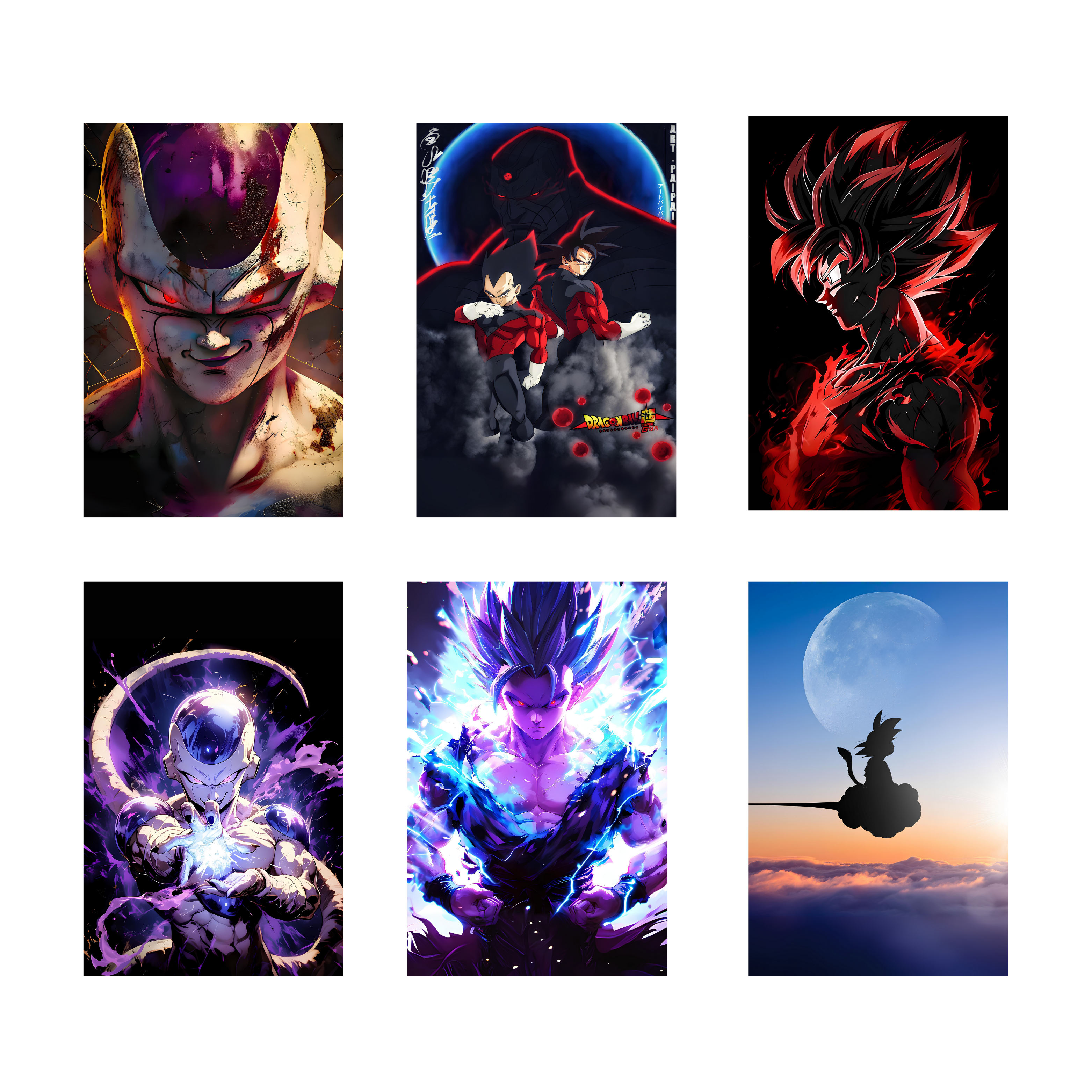 DRAGON BALL Z PACK OF 6 POSTERS SET 4
