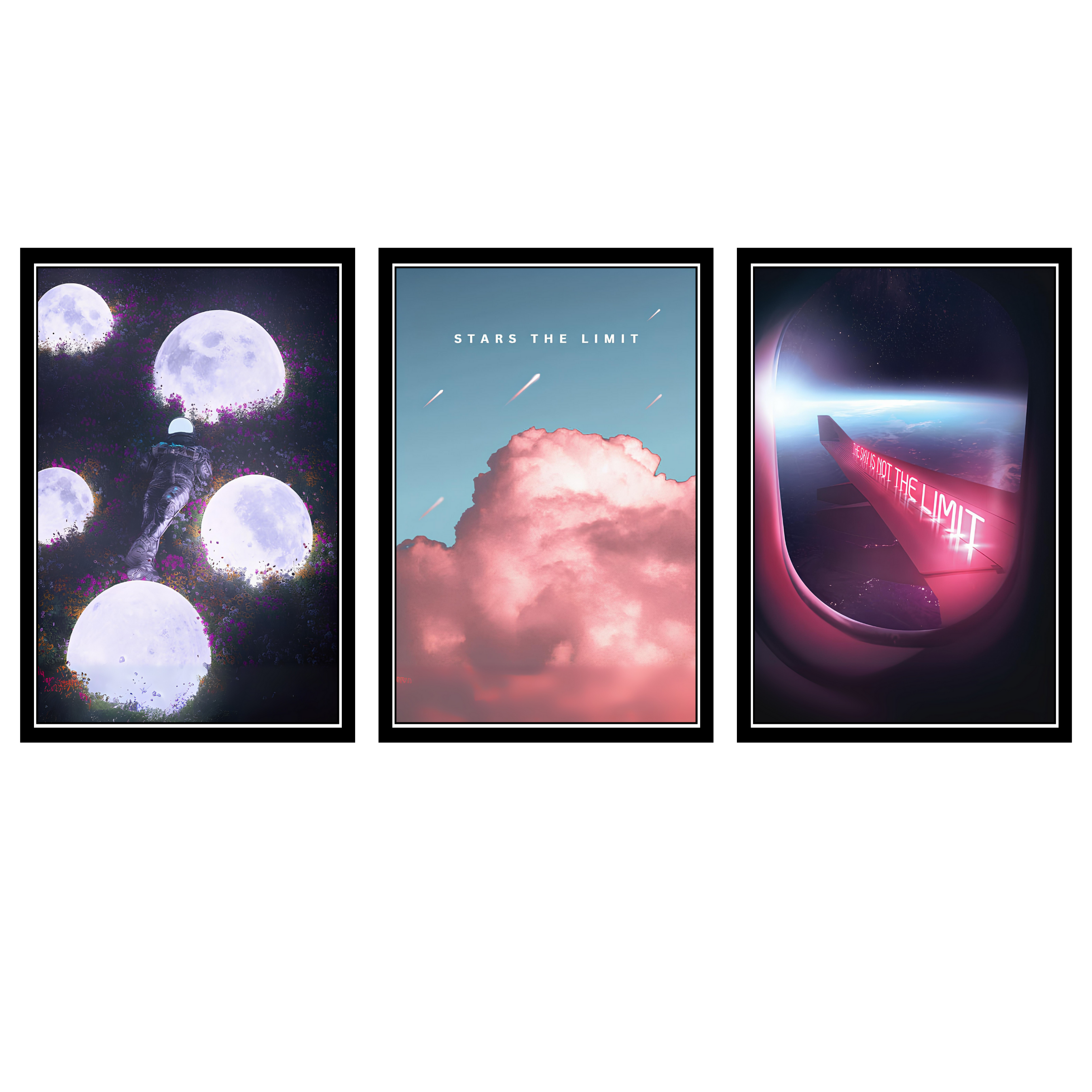 ARTISTIC DESIGNS SET OF 3 FRAMES| PACK 15