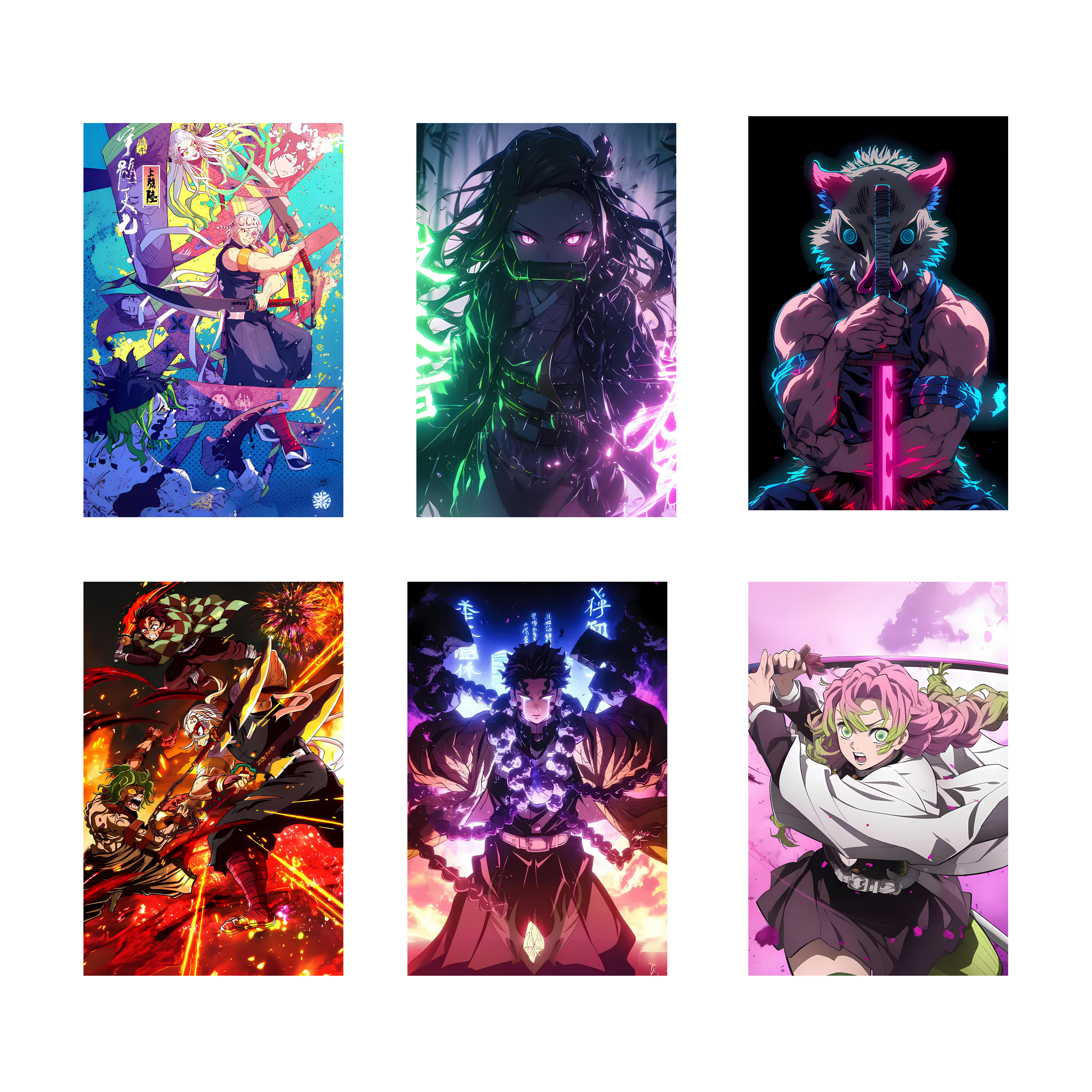 DEMON SLAYER PACK OF 6 POSTERS SET 5