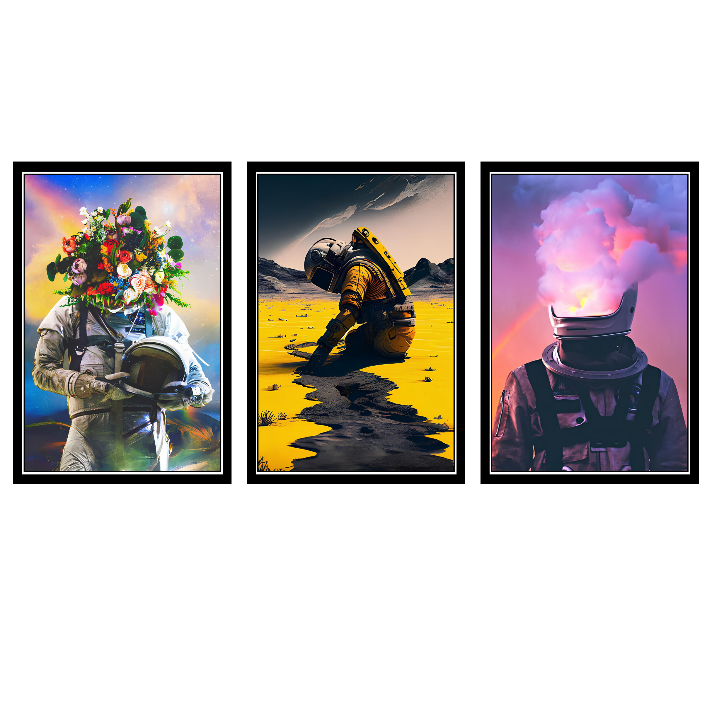 ARTISTIC DESIGNS SET OF 3 FRAMES| PACK 11