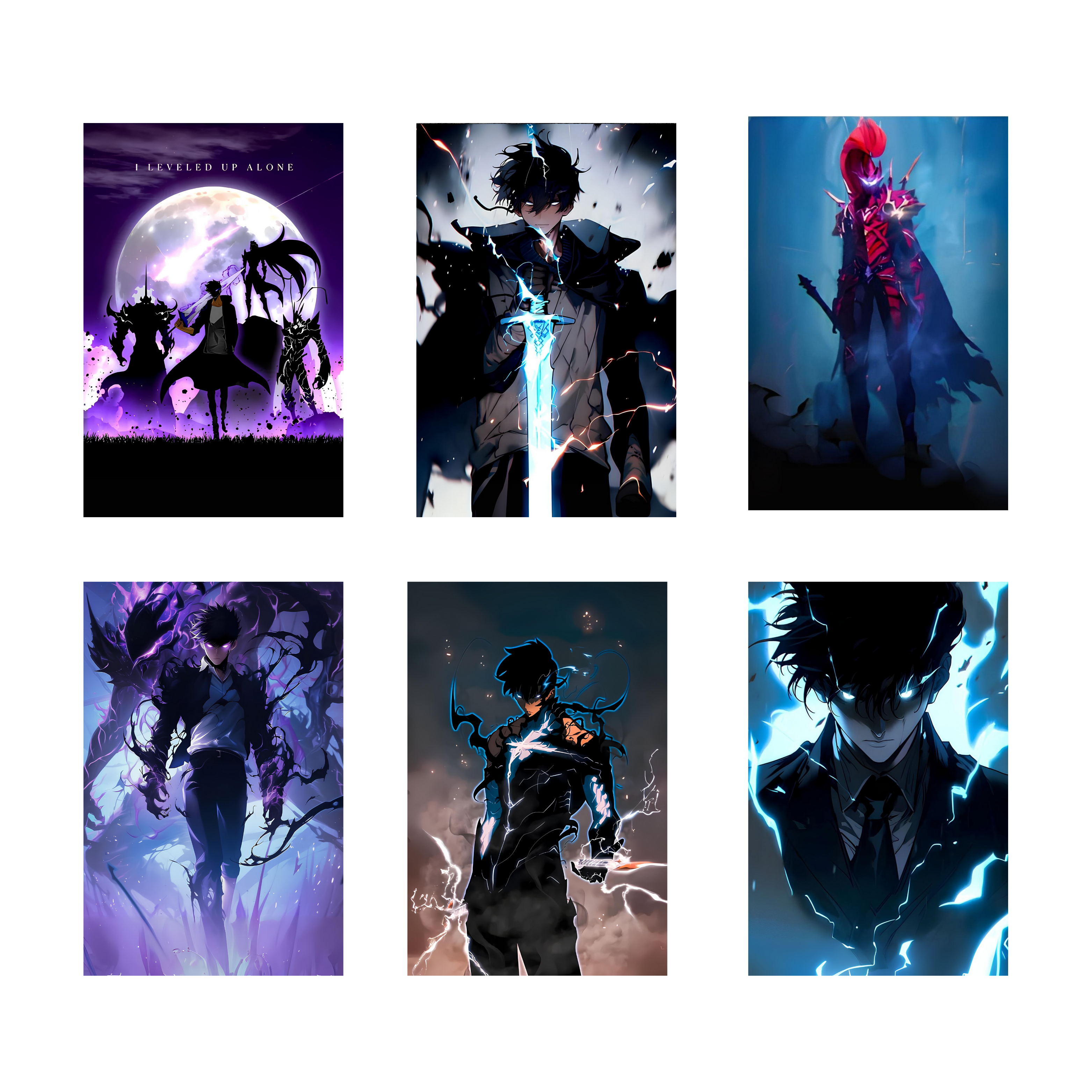 SOLO LEVELING PACK OF 6 POSTERS SET 3