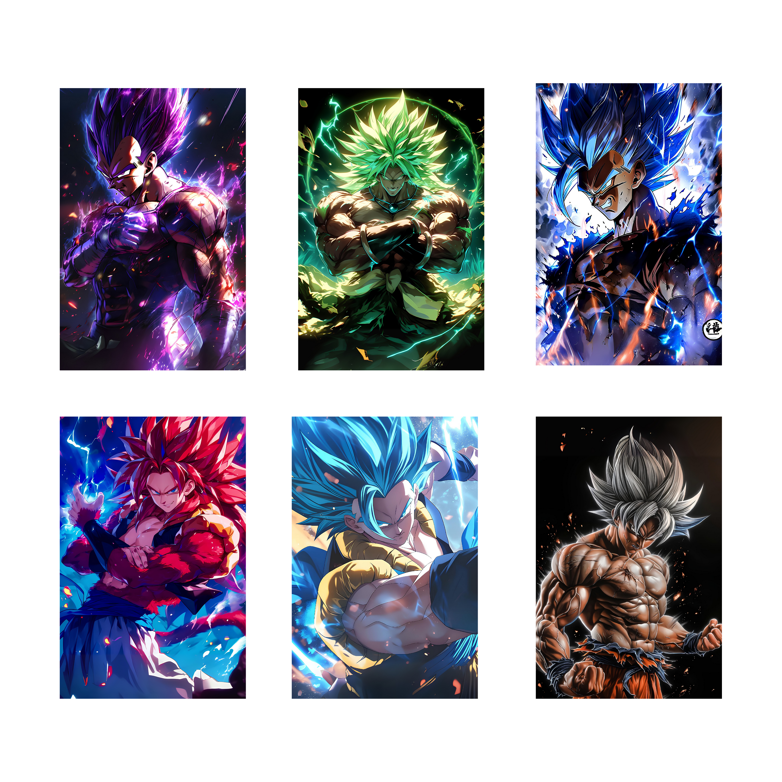 DRAGON BALL Z PACK OF 6 POSTERS SET 3