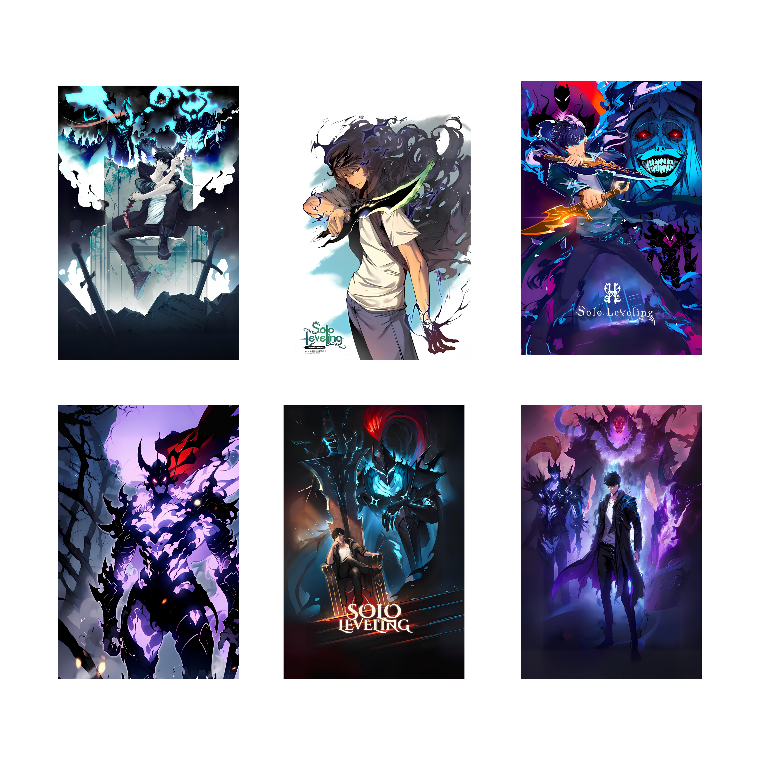 SOLO LEVELING PACK OF 6 POSTERS SET 4