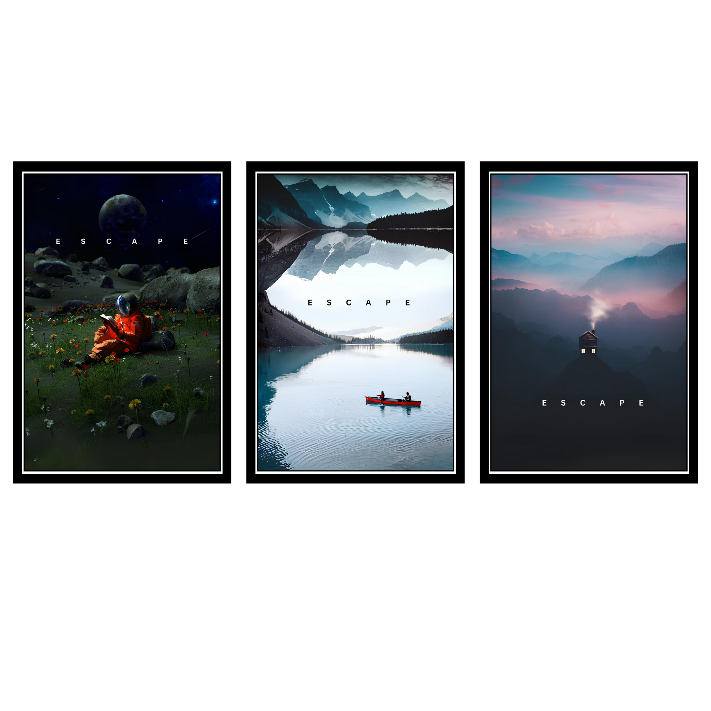 ARTISTIC DESIGNS SET OF 3 FRAMES| PACK 3