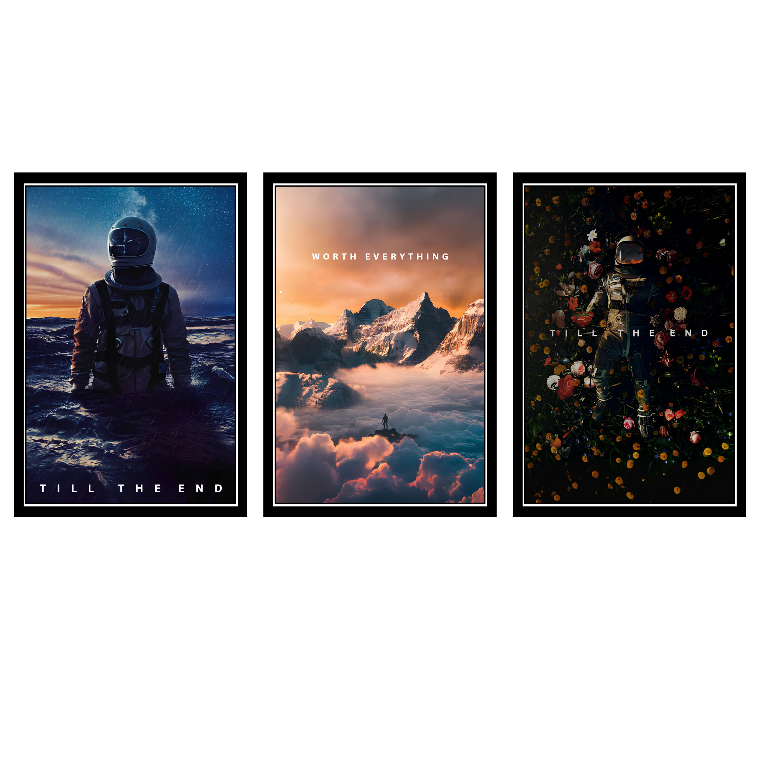 ARTISTIC DESIGNS SET OF 3 FRAMES| PACK 14