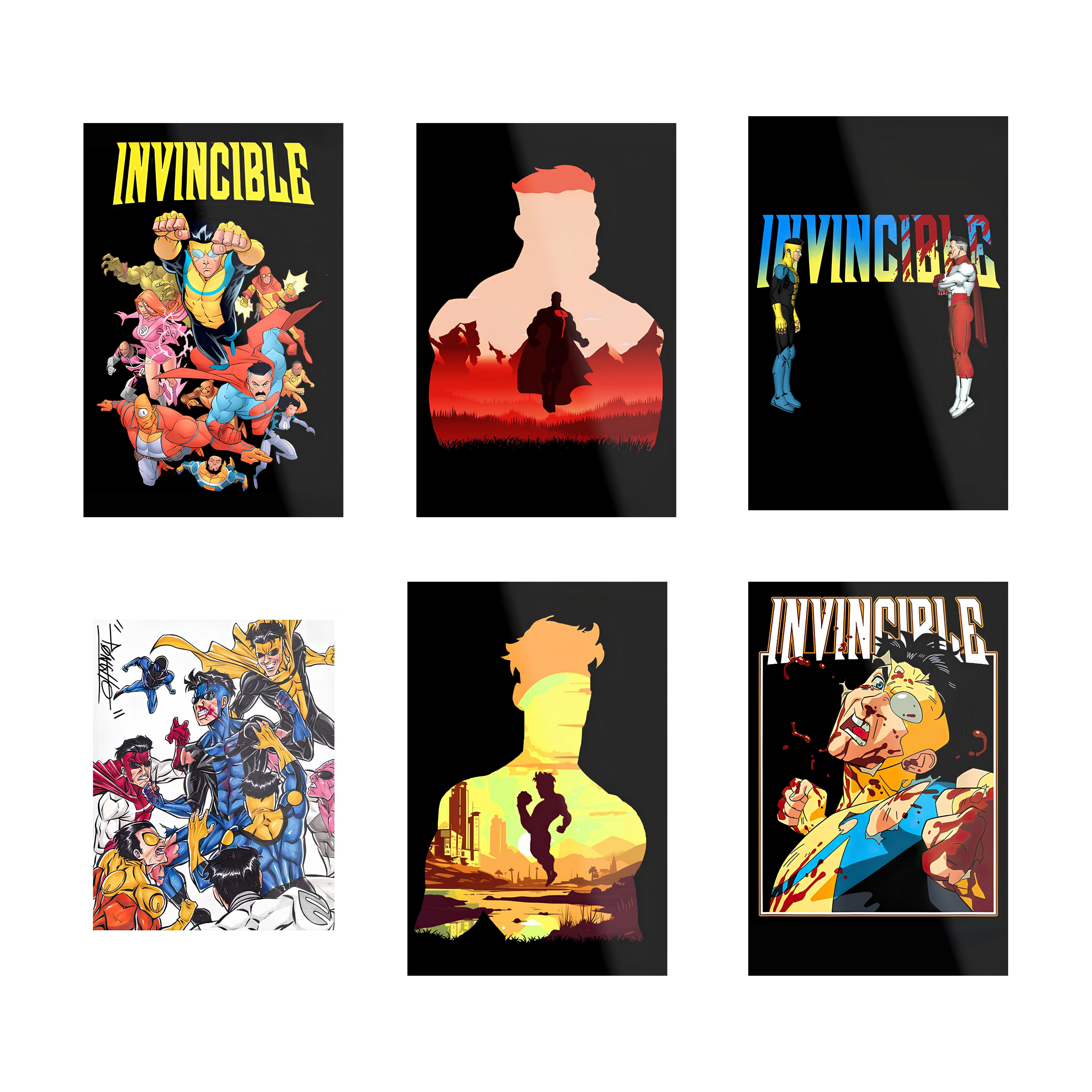 INVINCIBLE PACK OF 6 POSTERS SET 1