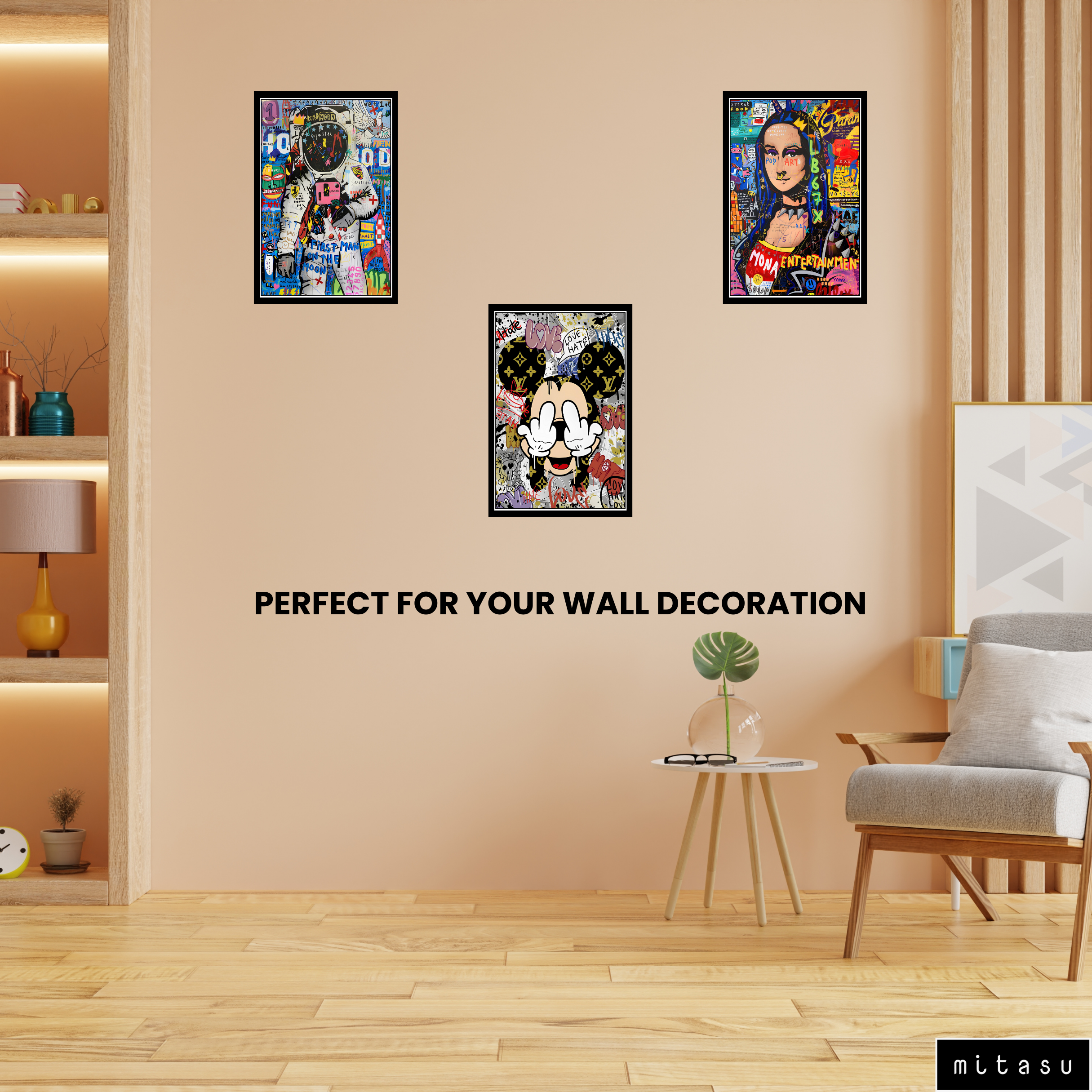 ARTISTIC DESIGNS SET OF 3 FRAMES| PACK 10