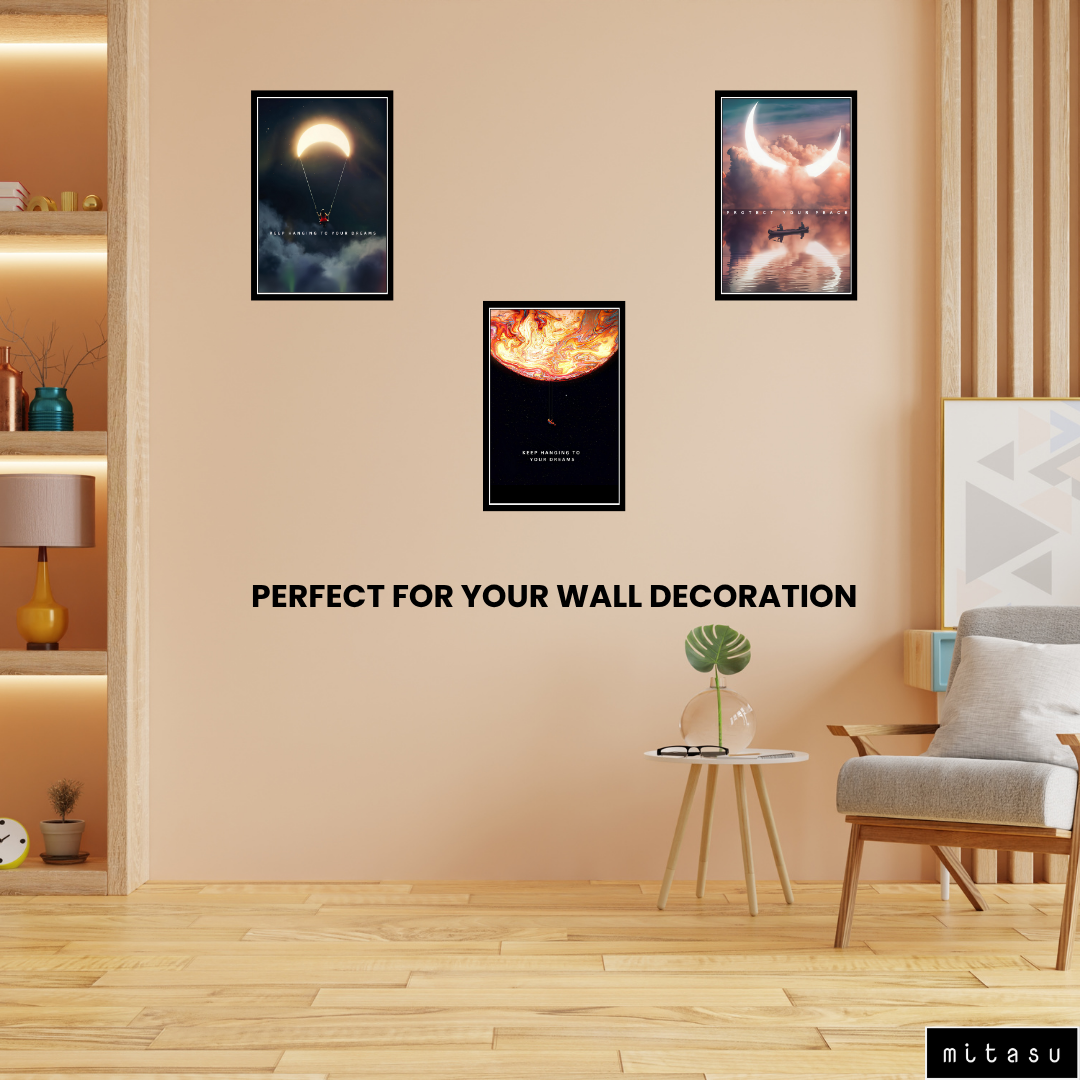 ARTISTIC DESIGNS SET OF 3 FRAMES| PACK 9