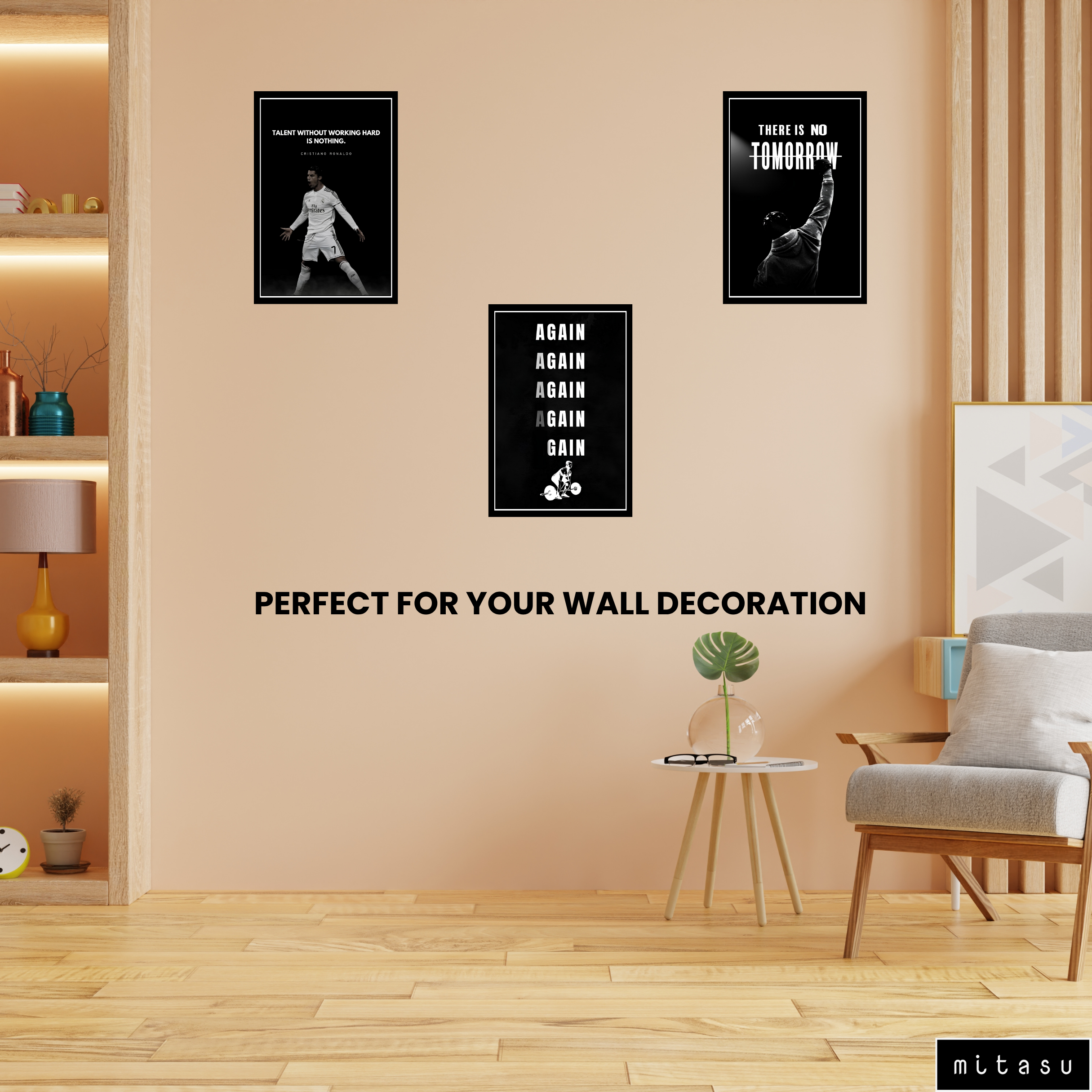MOTIVITIONAL SET OF 3 FRAMES| PACK 10 | EACH FRAME "12X18" INCH