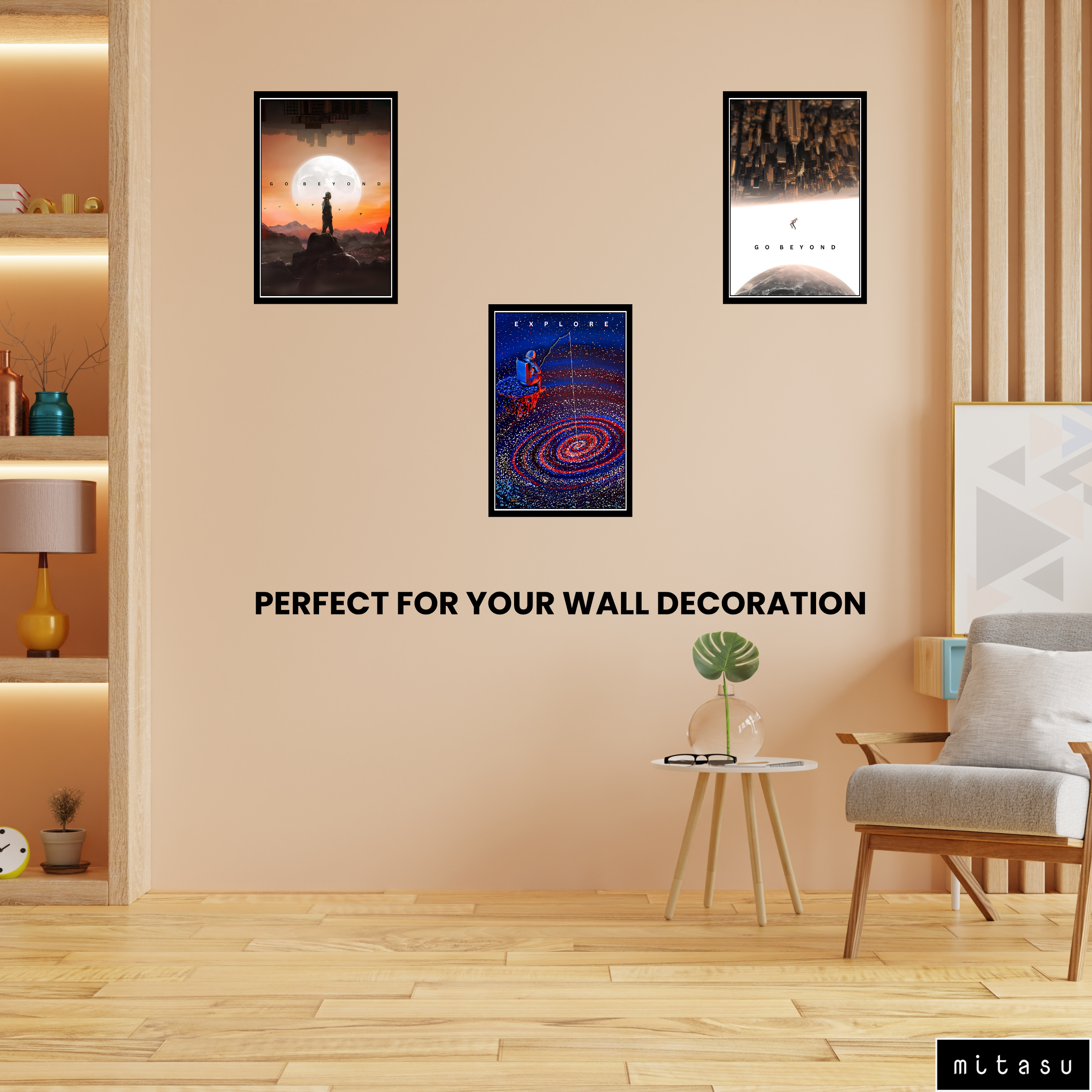 ARTISTIC DESIGNS SET OF 3 FRAMES| PACK 7