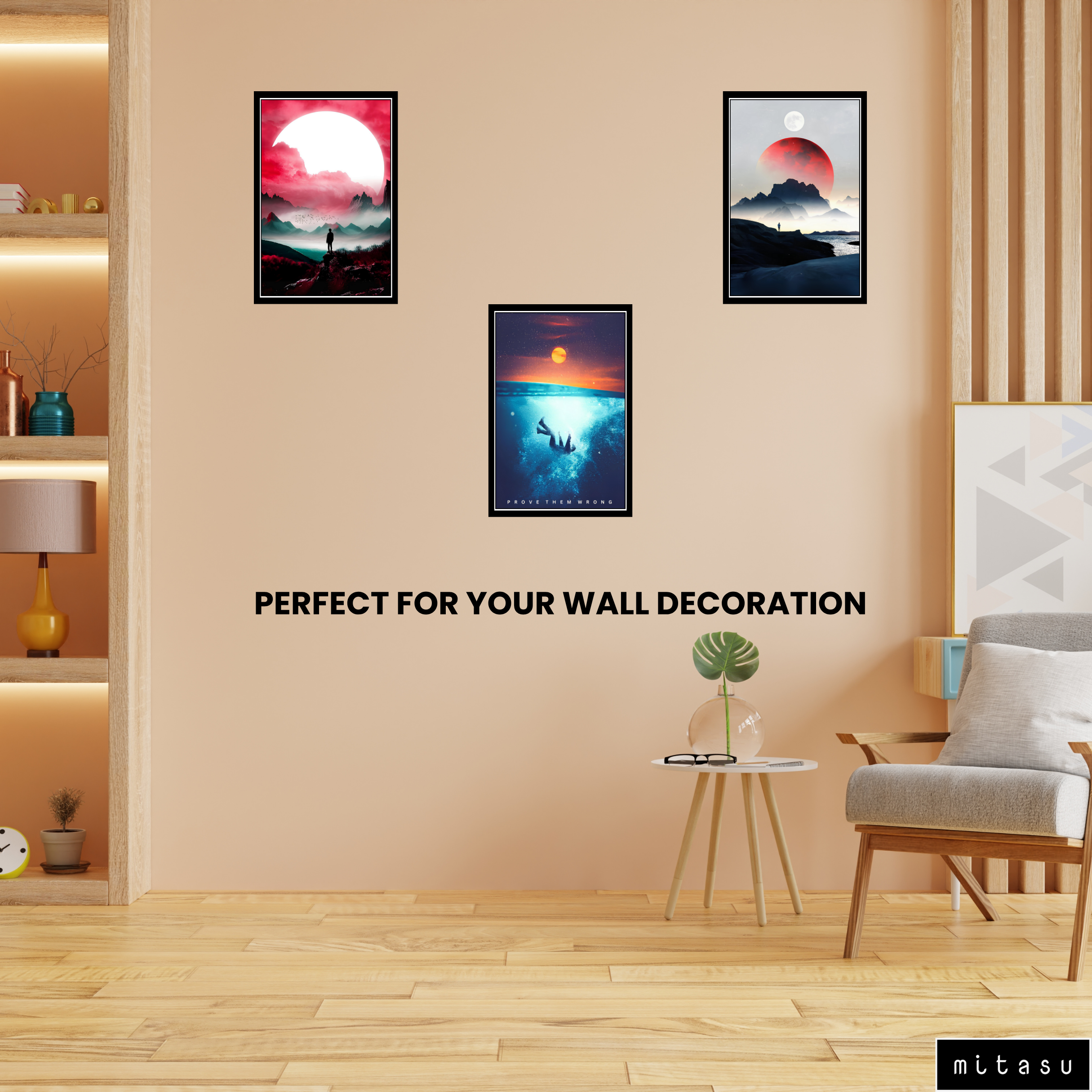 ARTISTIC DESIGNS SET OF 3 FRAMES| PACK 13