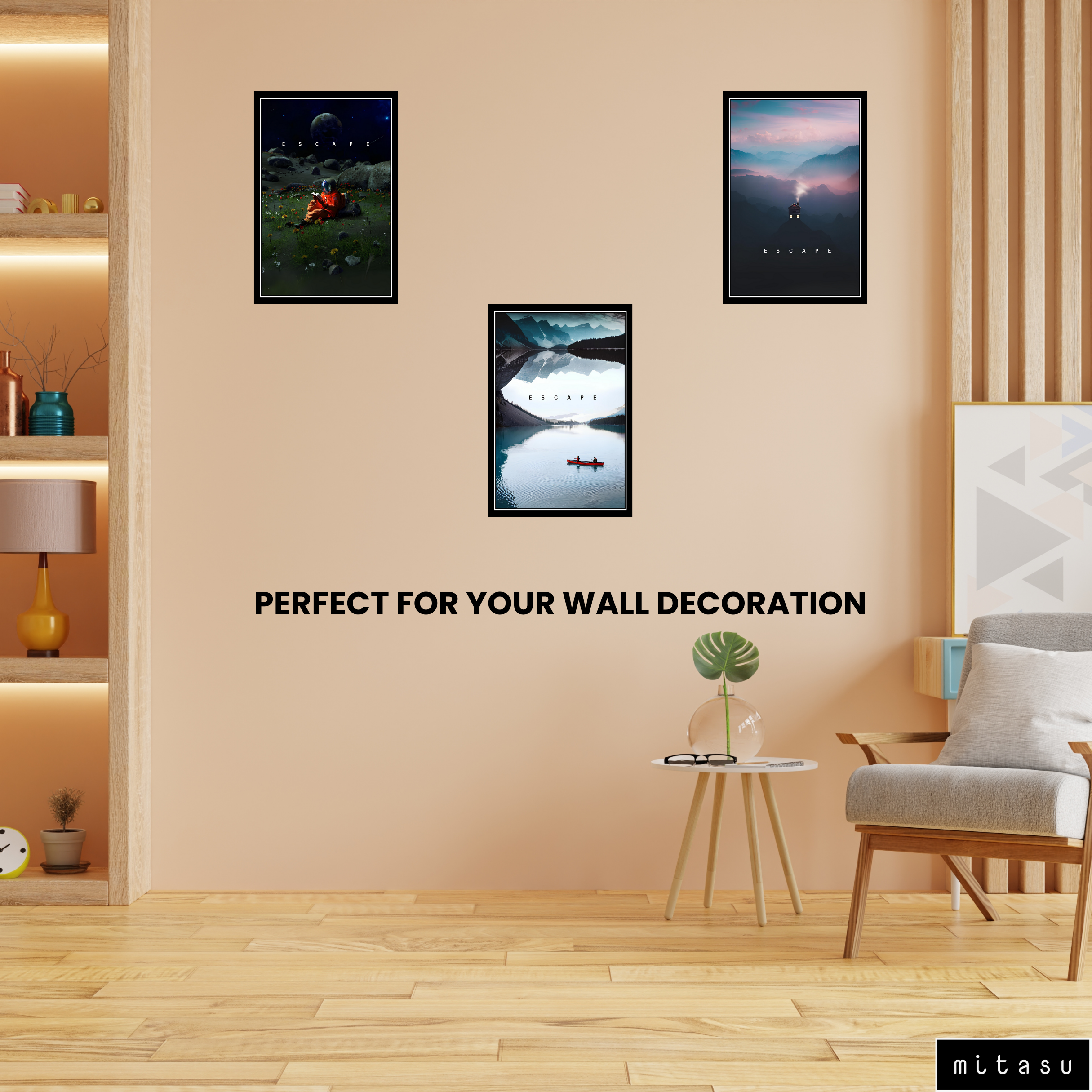 ARTISTIC DESIGNS SET OF 3 FRAMES| PACK 3
