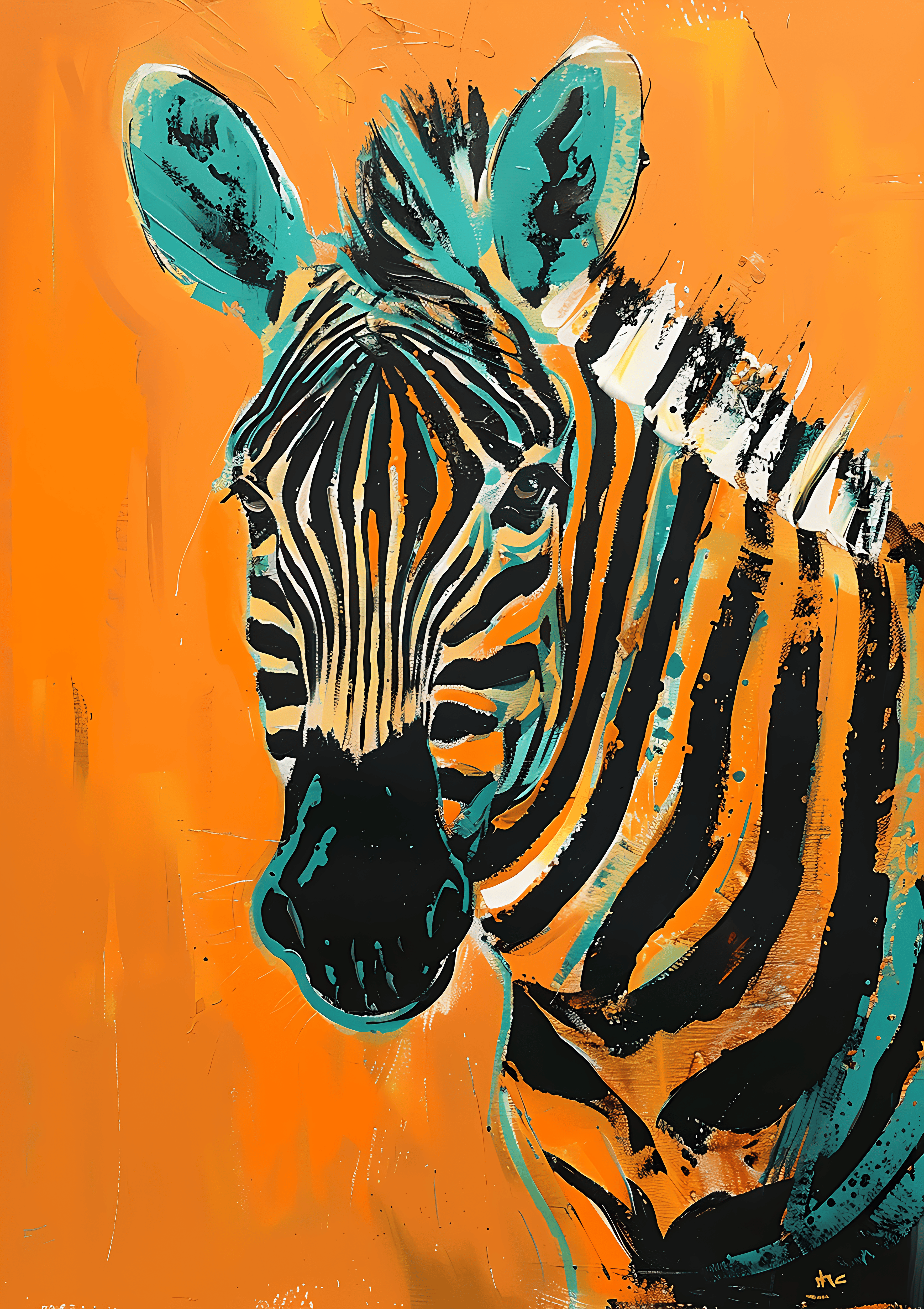 Mitasu Vivid Zebra: A Splash of Wild Elegance